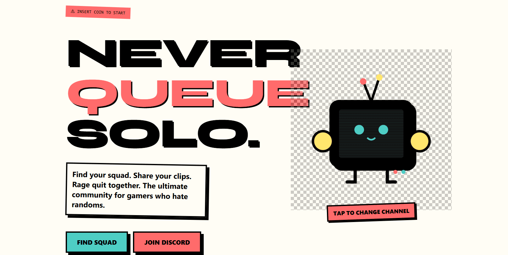 Enter Q platform landing page preview