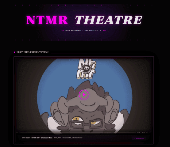 NTMR Theatre featured presentation graphic
